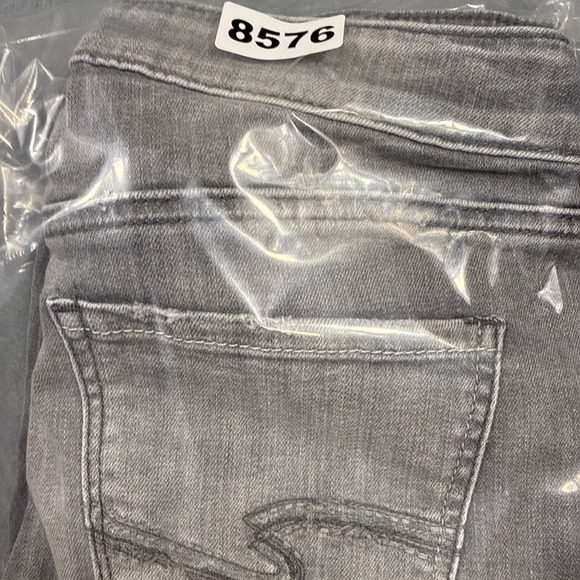 Silver Jeans Women's 25/29 MAZY Skinny Gray Stretch WHISKERING - Picture 10 of 10